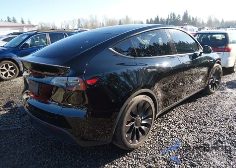 2023 Tesla Model Y Performance Dual Motor All-Wheel Drive из США, поврежденный, VIN 7SAYGDEF2PF802857